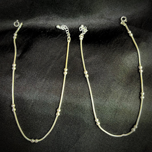 Silver Dana Anklet