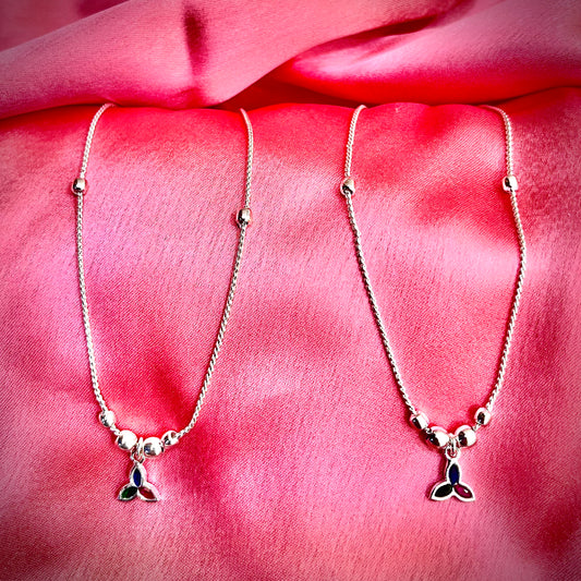 Silver Dana Anklet