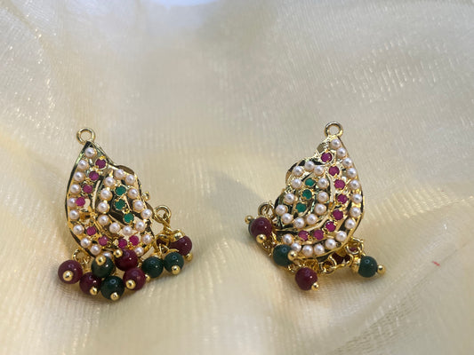 Silver Earring (Gold Polished)