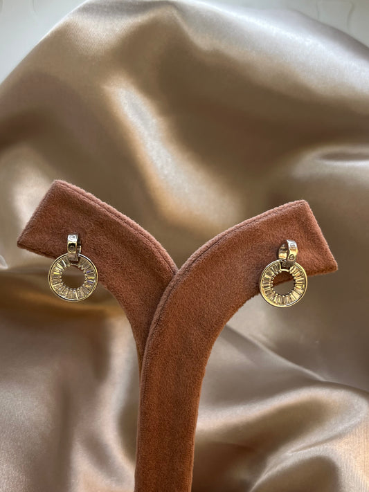 Cutstone Earring