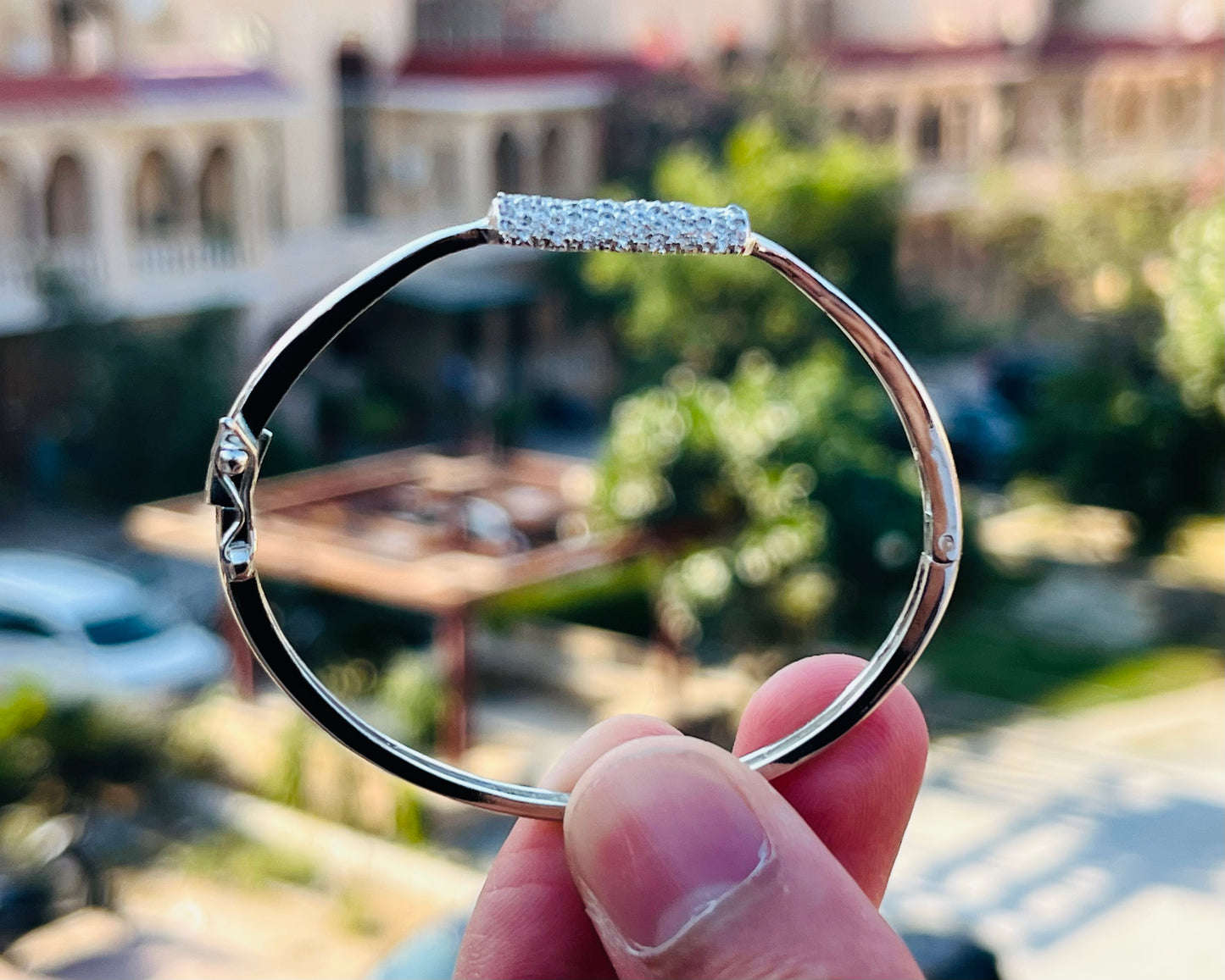 Silver Bracelet (Openable)