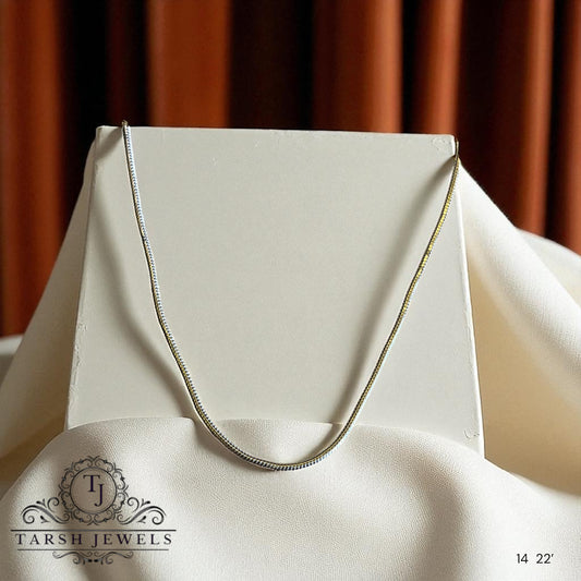 Silver Chain Thick 22 inch