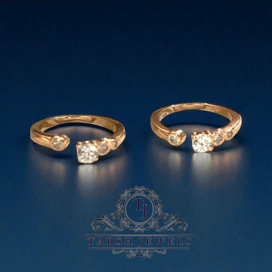 Rosegold Silver Toering