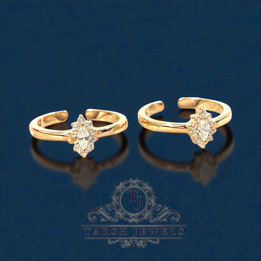 Rosegold Silver Toering