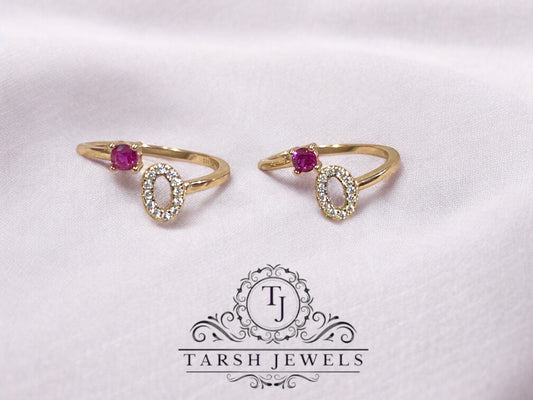 Rosegold Silver Toering