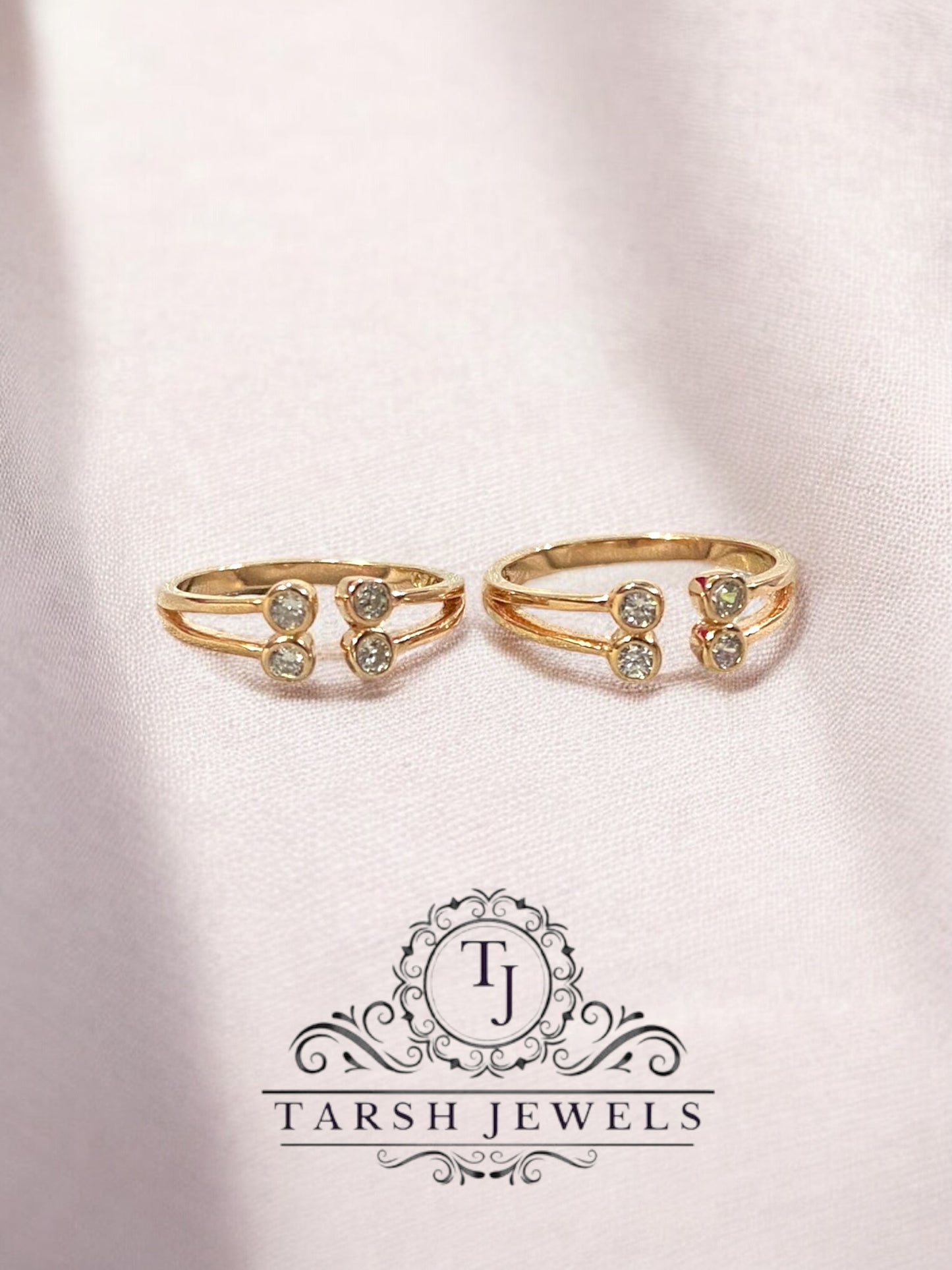 Rosegold Silver Toering