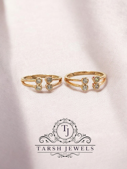 Rosegold Silver Toering