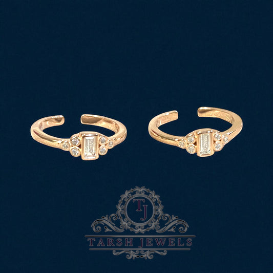 Rosegold Silver Toering
