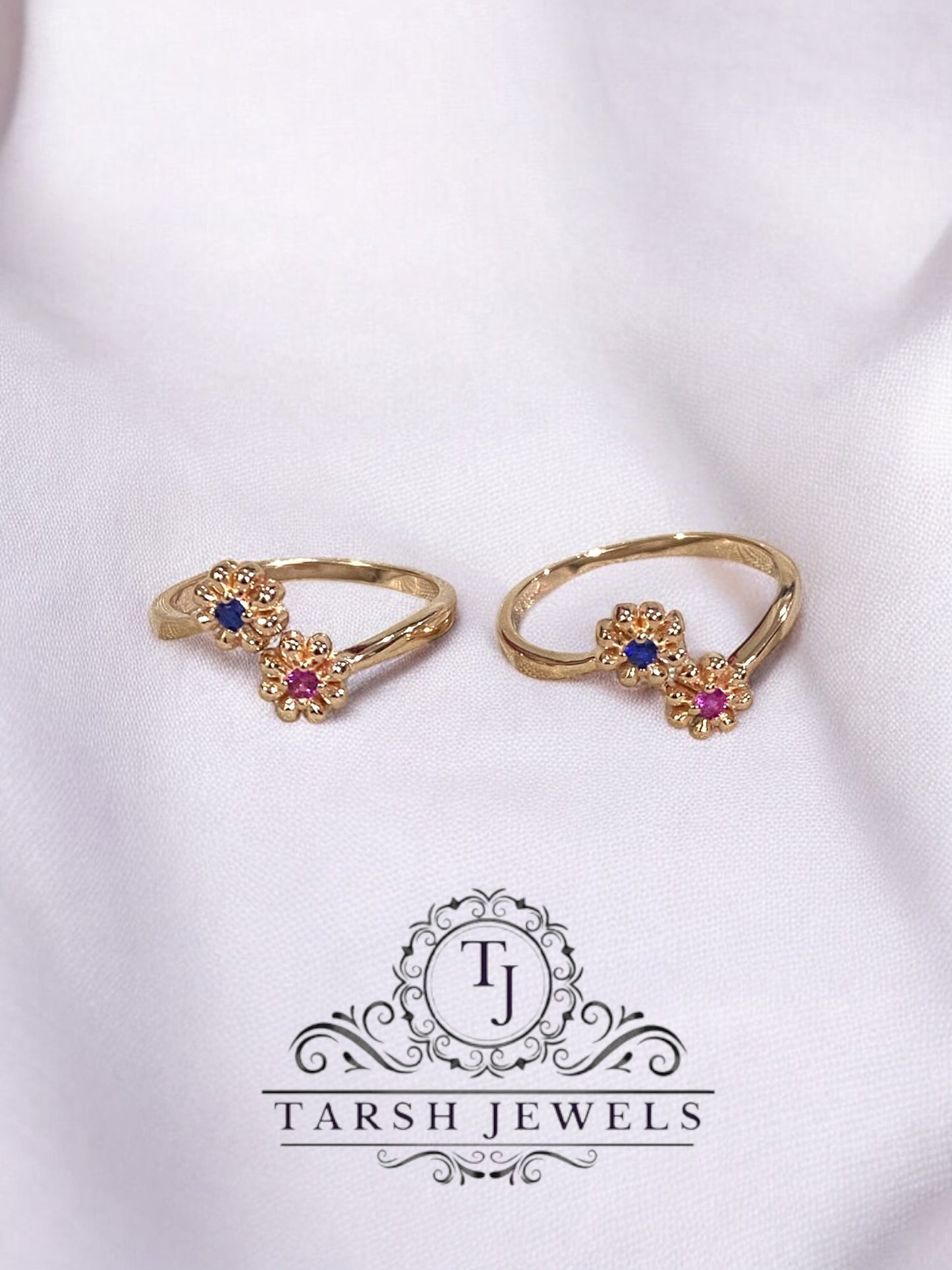 Rosegold Silver Toering