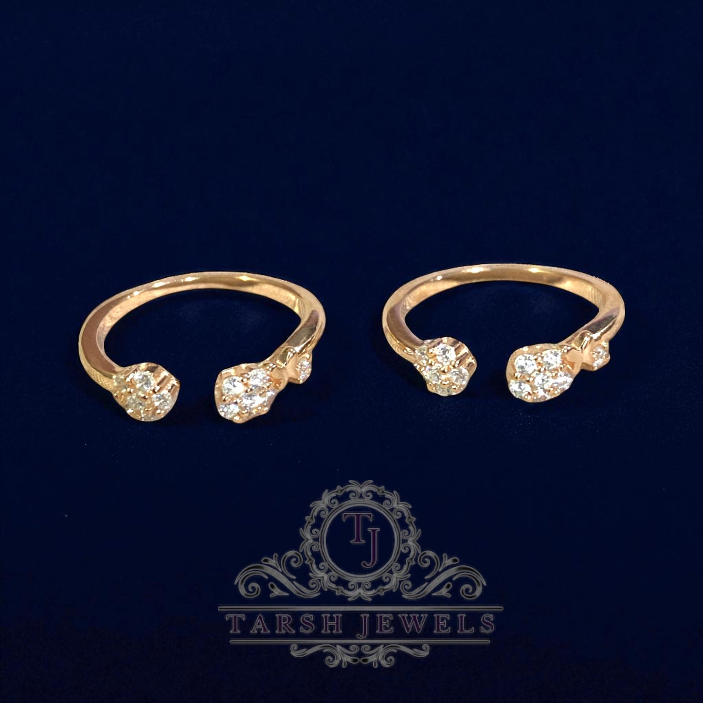 Rosegold Silver Toering