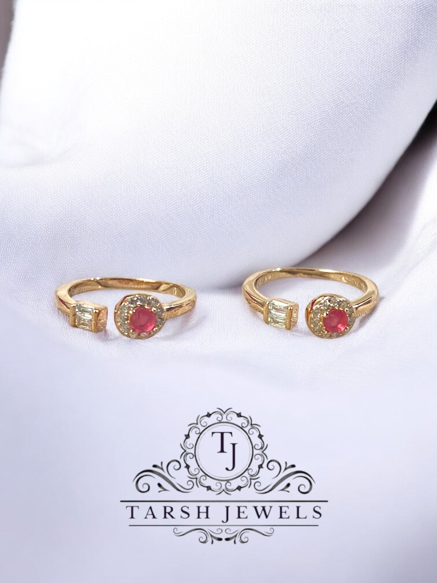 Rosegold Silver Toering