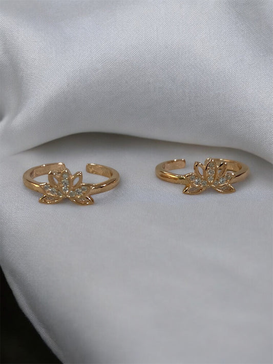 Rose Gold Stone Toering