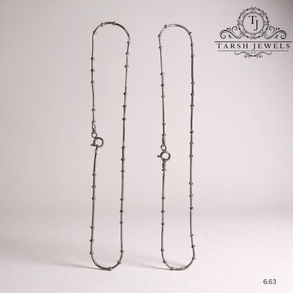 Small Motidana Anklet Silver