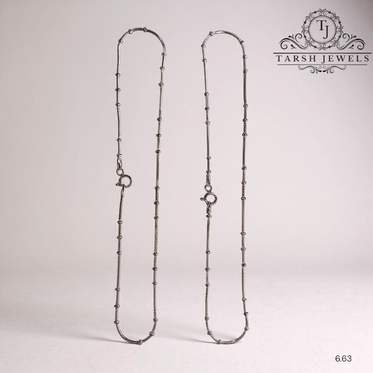 Small Motidana Anklet Silver