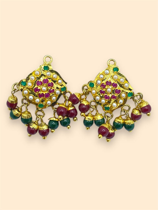 Cutstone Earring