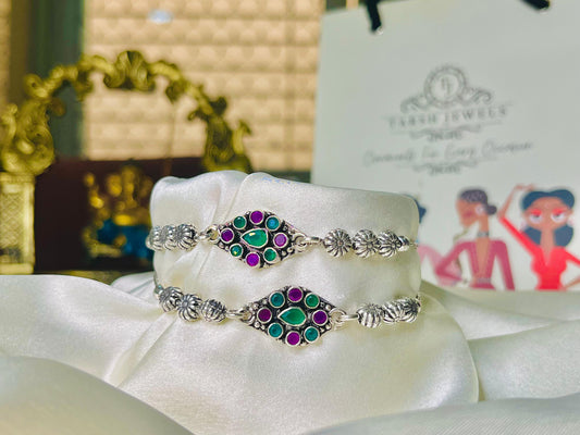 Cutstone Anklets