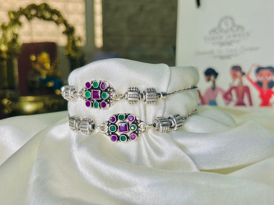 Cutstone Anklets