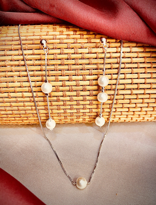 Pearl Pendant Set (with Chain)