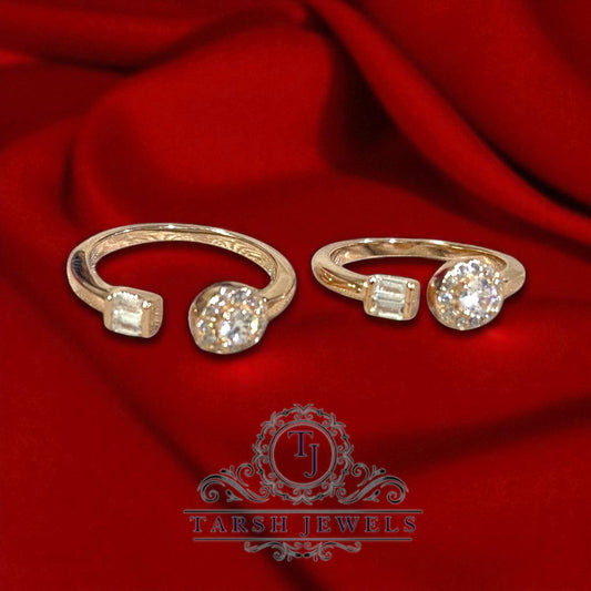 Rosegold Silver Toering