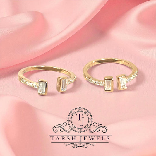 Rosegold Silver Toering