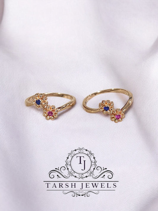 Rosegold Silver Toering