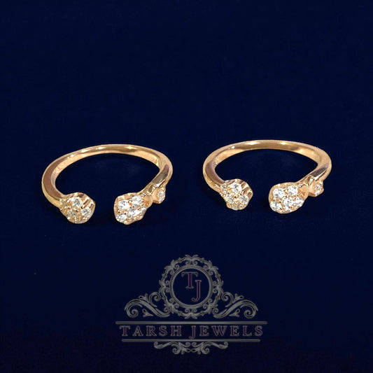 Rosegold Silver Toering
