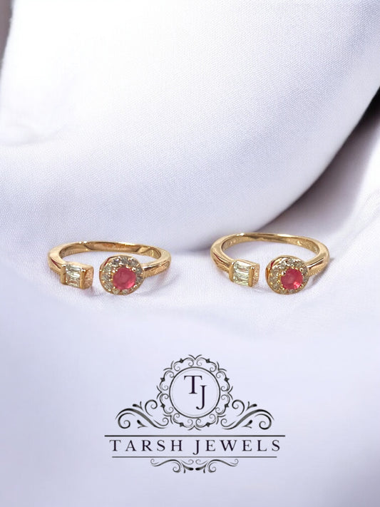 Rosegold Silver Toering