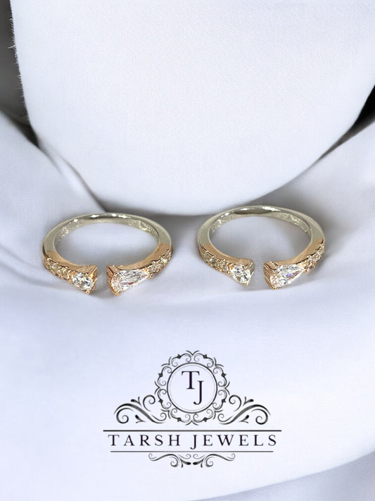 Rosegold Silver Toering