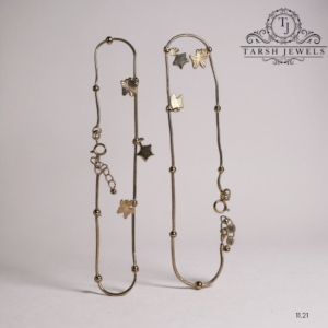 Dangling Stars Silver Anklet