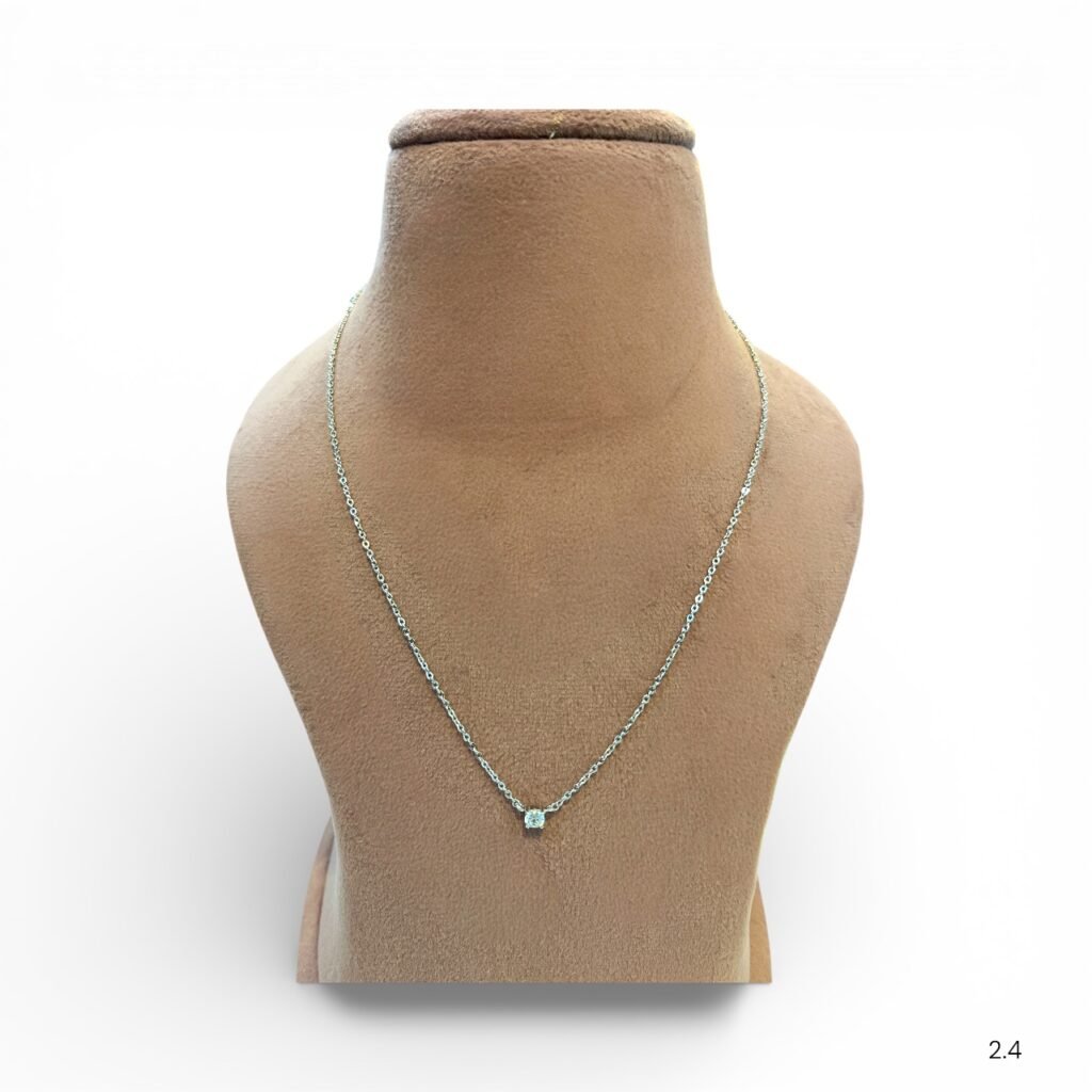 Silver Necklace with Pendant
