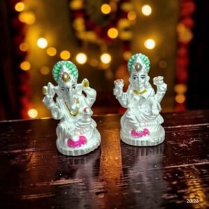Silver 999 Ganesh Laxmi colored