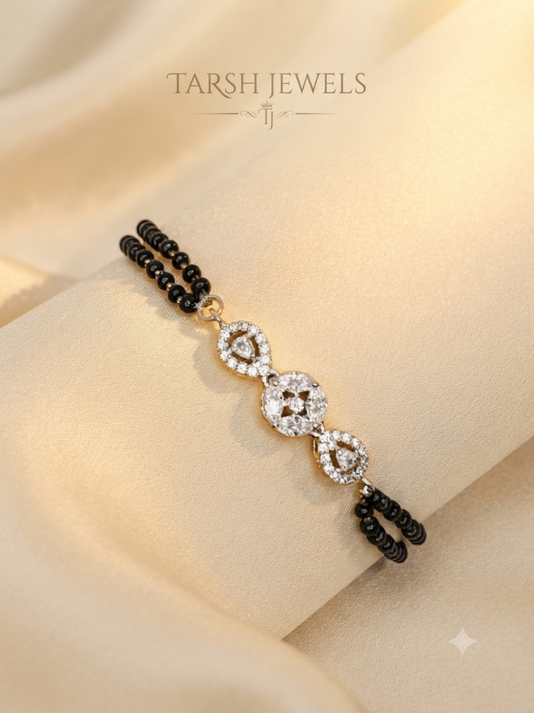 Mangalsutra Silver Bracelet