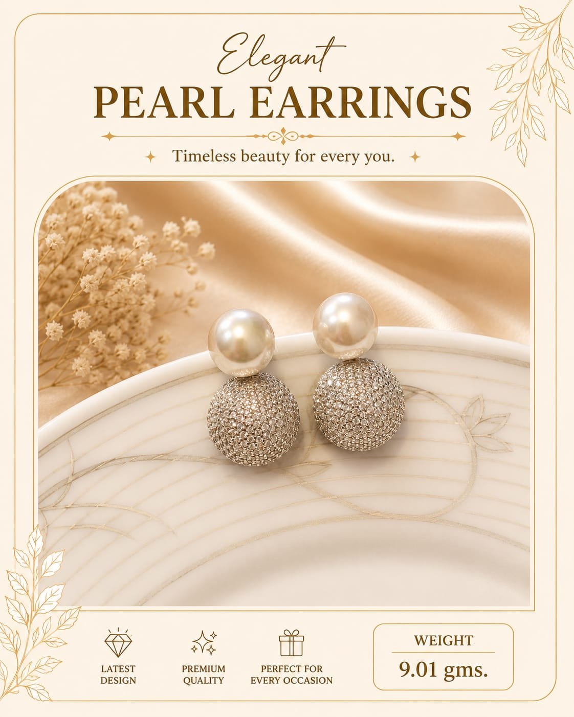 Pearl top with AD