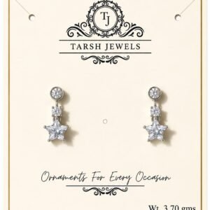 star dangles silver tops