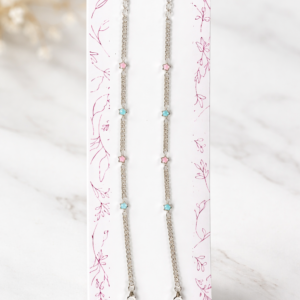 Silver Color Star Anklet